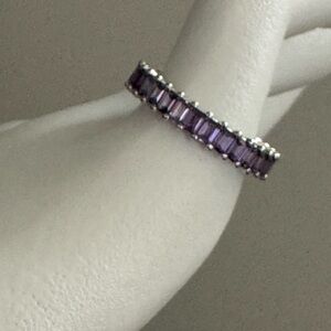 Elegant Purple Gemstone Ring